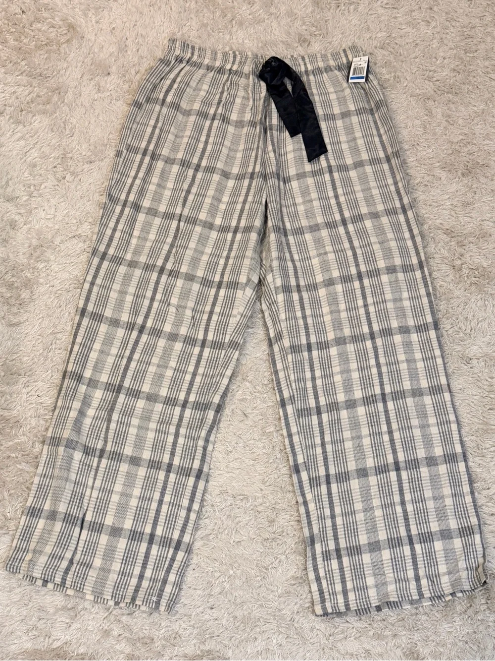 NWT Nautica Gray Plaid Men’s Lounge Pants - XL
